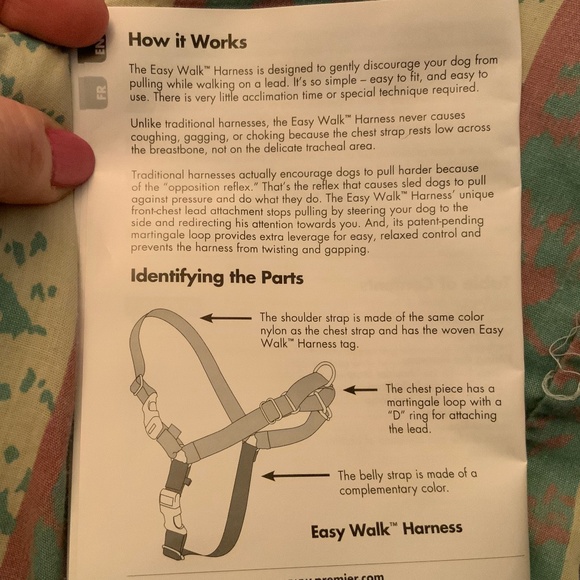 PetSafe Easy Walk Adjustable Nylon Harness and Lead (Small-Red) - Picture 6 of 9